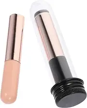 VICASKY 2pcs Silicone Brush Applicator for Nail Art Durable Gradient Tool for Easy Application Versatile Nail Powder Brushes for All Skill Levels