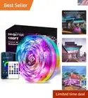 100 ft Outdoor Led Strip Lights Waterproof, Smart Light Strips with App Voice...
