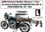 Royal Enfield INTERCEPTOR 650 "AEW Exhaust Muffler Silencer 1 Pair"