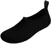 [COMVIP] Adult Barefoot Skin Water Shoes Quick-Dry Aqua Yoga Socks Black 26.5cm
