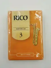 Sealed Rico 3 Strength Baritone Saxophone Sax Reeds Box 10 Reeds D'Addario 1030