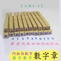 在飛比找蝦皮購物優惠-⭕數字印章⭕數字橡皮木頭印章，0到10號， 阿拉伯數字 國字