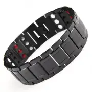 Thick Titanium Magnetic Bracelet Men Arthritis Pain Relief Energy Birthday Gift