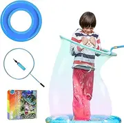 Kid in A Bubble Toy Giant Bubble Wand, Big Bubbles Maker Toy for Kids and Adults, Bubbles Hoop with Inflatable Dipping Pool Tray, Fun Outdoor Toys Playtime Activity Summer Toy, Bubble Show Party Game