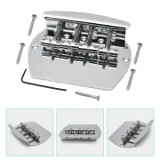 Tailpiece Bridge for Guitar 4-string Fixed Electric Bass Parts