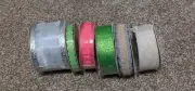 Ribbon Lot *NEW* 25+ Yards World Market Offray Holiday Burlap Silver Christmas