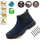 Men Sneakers Safety Shoes Work Steel Toe Boots Indestructible Bulletproof HOT