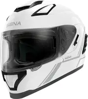 Sena Stryker, full face helmet with communication system , color: White , size: M