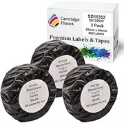Cartridge Planet 3 Pack Compatible Address Label Roll for Dymo SD11352 S0722520 25mm x 54mm 500 Labels for Dymo LabelWriter 450 450 Turbo 450 Twin Turbo 450 Duo 4XL SE450 310 320 330 400 SE300 Wire…
