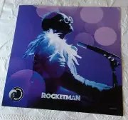 'Rocketman' Purple Limited Edition Movie Poster (2019) - 12" x 12" ***NEW***