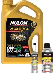 Nulon Apex+ 0W-20 Engine Oil 5L + Performance Engine Treatment & Extreme Clean