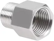1pc Female to Male BSP Thread 304 Stainless Steel High Pressure Pipe Fitting Coupler Joint(F M12x1-M M8x1.25)