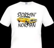 NORM BEECHEY HT 350 GTS MONARO BATHURST STORMIN' NORMAN WHITE TSHIRT