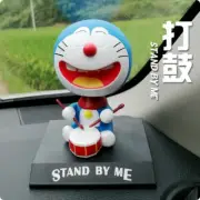 Car Interior Dashboard Ornament Anime Doraemon Shaking Head Action Figure O