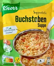 Knorr Alphabet Soup Clear Noodle Soup Buchstabensuppe Expires 2/26 Free Shipping