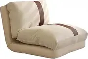 TPTBON Folding Sofa with Backrest, Lazy Sofa, Floor Couch, Folding Sofa Bed, Convertible Sleeper Chair, Floor Mattresses, Oldable Couch Bed(White)