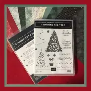 Stampin' Up! TRIMMING THE TREE Stamps, TREE TRIMMING Dies & LIGHTS AGLOW ***NEW