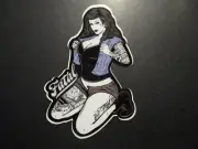 FATAL Boots 3 X 4.75" STICKER skate skateboard helmet decal