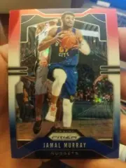 Jamal Murray 2019-20 Panini Prizm Red/White/Blue Prizm #83 Denver Nuggets Card
