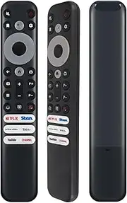 Generic Voice Remote Control for TCL TV - Replacement for RC902V FAR1, Compatible with TCL C835, C635, P735, X925, C735 Series 4K & 8K Google TVs