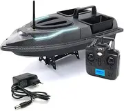 GPS Fishing Bait Boat 500m Remote Control Bait Boat Dual Fish Finder 1.5KG Loading Support Automatic Cruise/Return/Route Correction with Light for Fishing