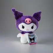 Hello Kitty And Friends Kuromi Plaid Plush BNWT