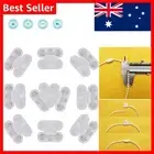 White Plastic Chain Connector Set for Roller and Vertical Blinds - 10 Pieces