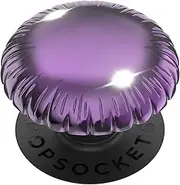 PopSockets: PopGrip with Swappable Top for Phones and Tablets - Metallic Balloon Purple