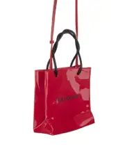 Balenciaga Shopping XXS Red Patent Leather Tote
