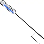 Replacement Rain Gauge Glass Tube for Outdoor Yard Rain Gauge Digital Rain Water Measuring Garden Rain Gauge Stake Plastic Material Accurate Scale