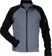 Rokker Soft Shell Jacket, black-grey, Size XS for Men Black Grey