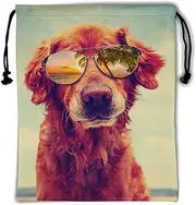 Leaf Grip Bags for Gymnastics Tropical Leaves Grip Bag for Girl Botanical Drawstring Storage Bags