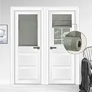 WdFour Triple Layers,UV Protect,100% Light Block, Multi-use, no Noise, Easy Installed Door Curtains, Adjustable Roller Shade, Window Blind, for Office, Wards and Home(24" Wx38 L,Sage Green,Pack of 1)