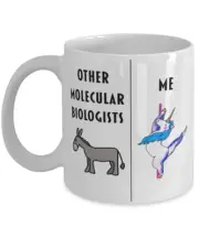 Funny Molecular Biologist Coffee Mug Gift For Molecular Biologist Unicorn Other