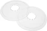 TOYANDONA 2 Pcs Mountain Bike Flywheel Guard Durable Wheel Protector Transparent Protector for Speed Freewheel Easy Installation Bike Accessory Protection