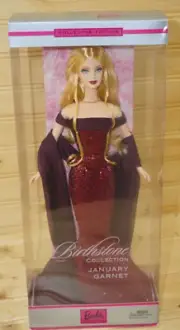 Barbie Birthstone Collection January Garnet BNIB