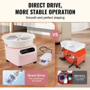 10 Inch Electric For Pottery Wheel with Foot Pedal LCD Touch Screen and Tools