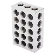 1 Pair 1‑2‑3 Blocks 23 Hole Matched 0.0002in Machinist 123 Jig Ultra Accuracy