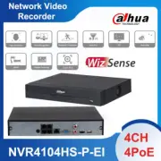 DAHUA 4CH NVR4104HS-P-EI 4POE Compact 1U 1SATA WizSense Network Video Recorder