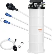 VEVOR Fluid Extractor, 6.5 Liters Capacity, Pneumatic/Manual Oil Changer Vacuum Fluid Extractor with Dipstick and Liquid Suction Hose, Oil Extractor Change Pump for Automotive Fluids Vacuum Evacuation
