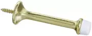 National Hardware V236 3 Inch Baseboard Mounted Rigid Door Stop - - Brass