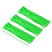30CM/12Inch Pipe Cleaners, 300 Pack Flexible Chenille Stems, Tree Green