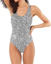 [RPLIFE] Soft Prismatic Rainbow Gradient Swim Suit Woman, Sexy One-Piece Swimsuits for Women