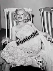 Marilyn Monroe In Deckchair Celebrity REPRINT RP #8766