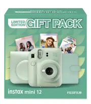 Fujifilm Instax Mini 12 Instant Camera Limited Edition Gift Pack - Green