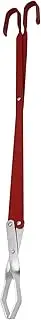Long Grill Tongs for Outdoor Grill | Small Fire Wood Grabber Tongs,Charcoal, Heavy Duty Metal for Kitchen Outdoor Camping Barbecue Fire Pits