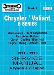 Valiant: VH Book 1 (6 Cyl and V8) Engine Plus (English) Paperback Book