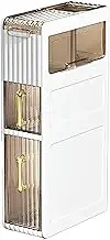 eed to Drill Wall Mounted Bathroom Cabinet with Drawer Shelf and Door White