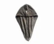 Thickened Dry Hair Cap Super Absorbent Dry Hair Towel Quick Dry Hair Cap - COFFEE
