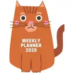 WEEKLY PLANNER 2020: CAT LOVERS DIARY WEEKLY ORGANISER - SUNDAY START: NOTEBOOK STYLE WITH PRIORITIES & TO DO LIST PLANS